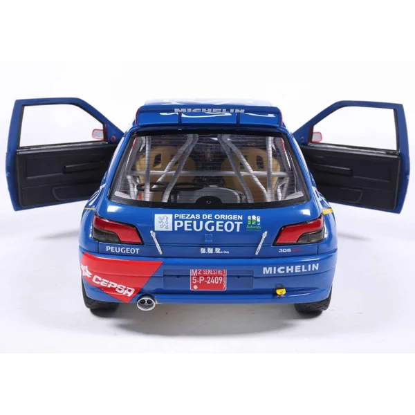 1/18 PEUGEOT 306 MAXI BLUE #2 J.ASCONA / J.BILLMAIER RALLY DE AVILES 1997