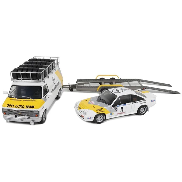 1/18 RALLYE PACK OPEL WHITE TOUR DE CORSE 1984