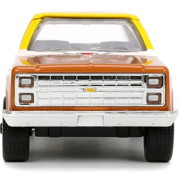1/32 VOITURE - CHEVROLET K5 BLAZER W-SPONGEBOB FIGURE BI-COLOR HOLLYWOOD RIDES 1980