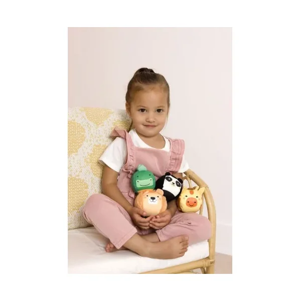 4 Balles d'Éveil Animaux de la jungle - Little Big Friends 0+