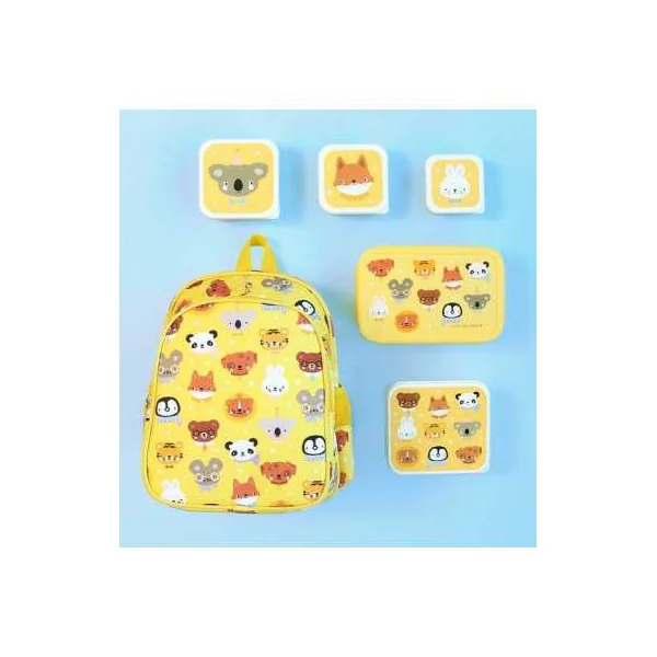 4 boites à goûter Amis des animaux - A Little Lovely Company - Accessoire enfant
