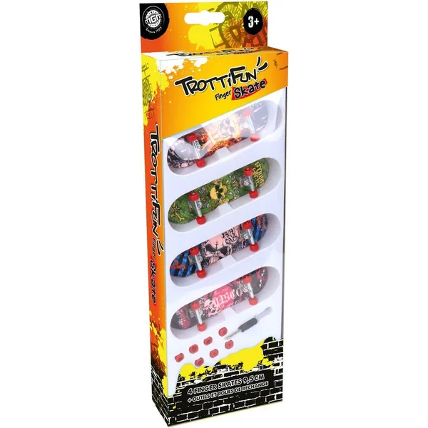4 TROTTIFUN SKATES 9.5 CM AVEC ROUES DE RECHANGE ET TOURNEVIS