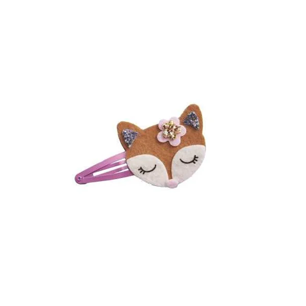 6 barrettes pailletées à créer Pretty Forest - Janod - Loisirs créatifs