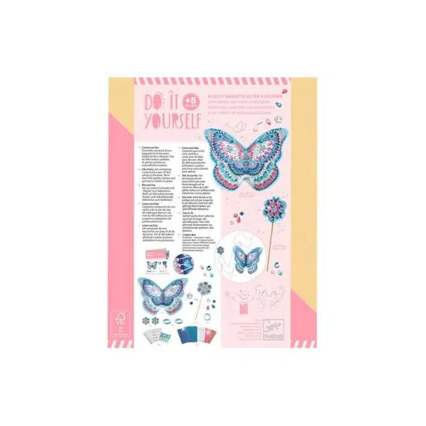 Ailes et baguette de fée à décorer - Do It Yourself - Djeco