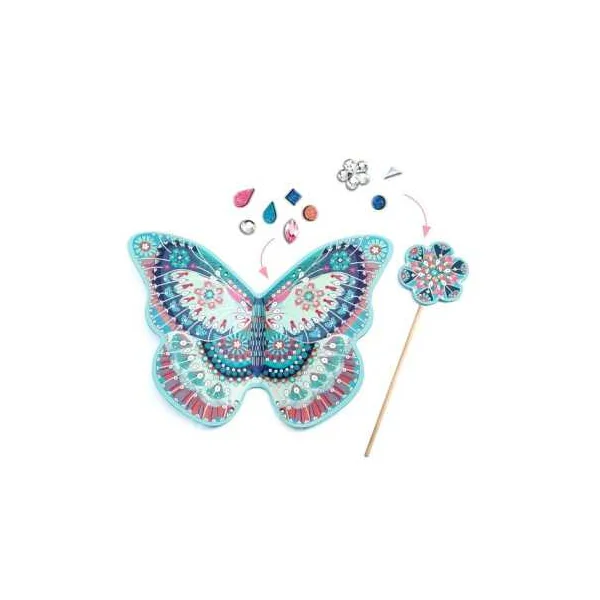 Ailes et baguette de fée à décorer - Do It Yourself - Djeco