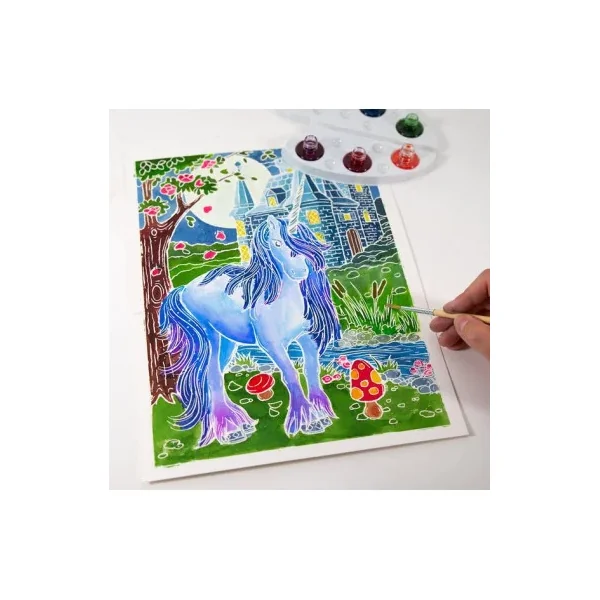 Aquarellum Phospho Licornes Sentosphère dès 7 ans : Peinture Magique