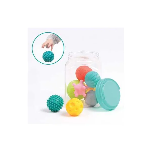 Assortiment de Balles Ludi - Jeu de Motricité Bébé dès 6 mois