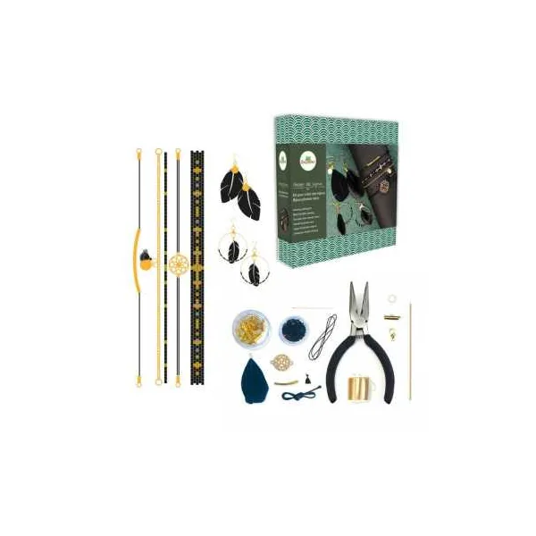 Atelier Bijoux Plumes du Soir Sycomore | Kit Créatif dès 10 ans
