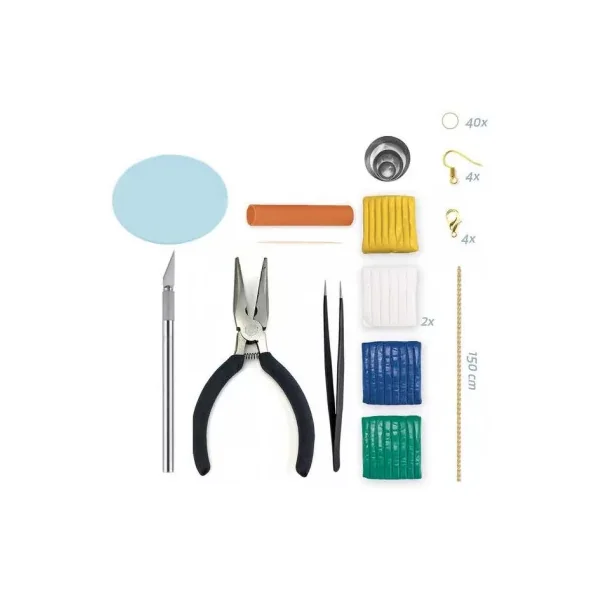 Atelier Bijoux Pâte Polymère Sycomore | Kit Modelage dès 10 ans