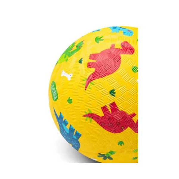 Ballon Jaune Dino 18 cm Little L | Premier Ballon de Jeu dès 3 ans