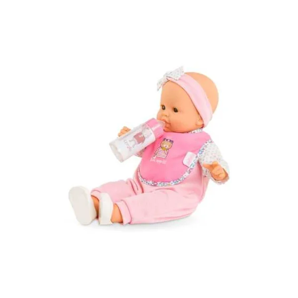 Biberon Magique et Bavoir Corolle - Pour poupon 36 à 42 cm - Dès 18 mois