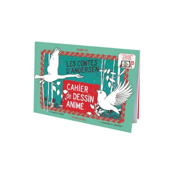 BlinkBook Contes d'Andersen - Cahier de Dessin Animé 4 ans | La Poule à Pois