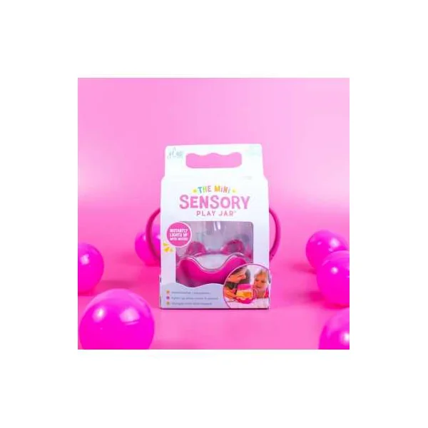 Bocal de jeu sensoriel rose - Glo Pals - Jouet lumineux - Dès 18 mois