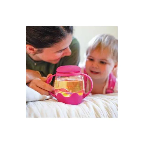 Bocal de jeu sensoriel rose - Glo Pals - Jouet lumineux - Dès 18 mois