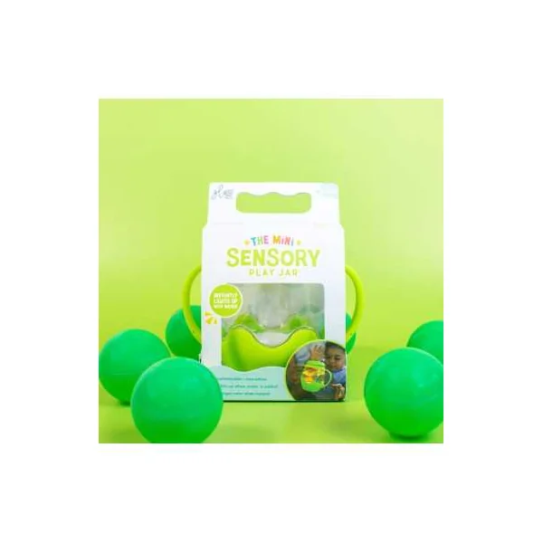 Bocal de jeu sensoriel vert - Glo Pals - Jouet lumineux - Dès 18 mois