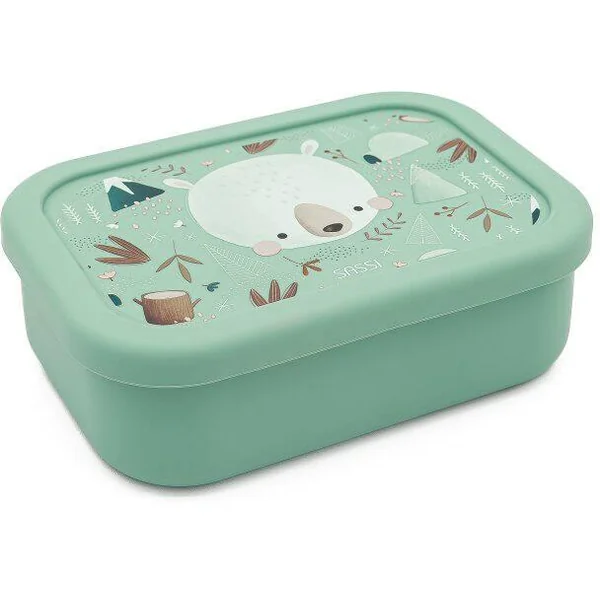 BOITE A LUNCH EN SILICONE CONFORME A LA NORME LFGB MUNCHY L'OURS