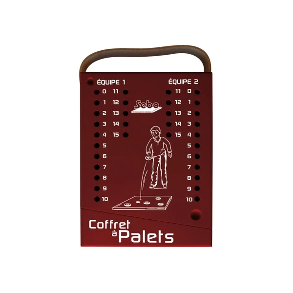 Boite avec 12 Palets et 1 Maître en fonte Réglementaire Breton