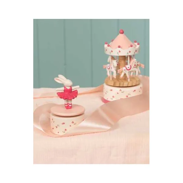 Boite à musique carrousel coeur - Amadeus Les Petits