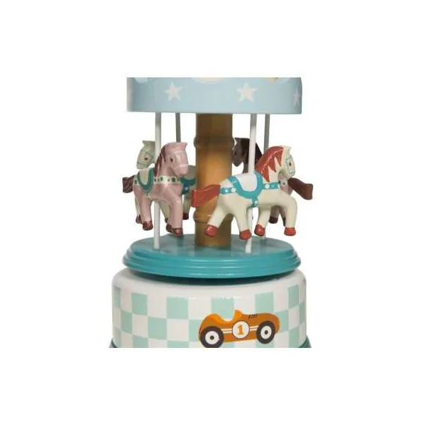 Boite à musique carrousel rallye voiture - Amadeus Les Petits