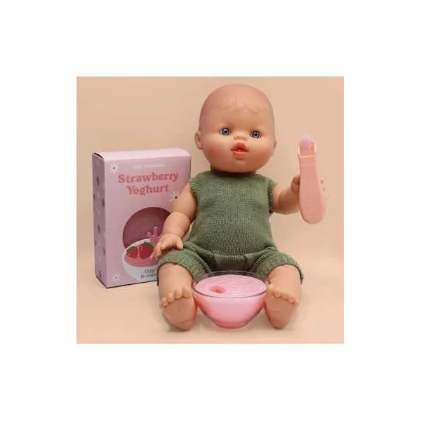Bol de Yaourt à la Fraise Magique Tiny Harlow pour poupée - Dès 3 ans