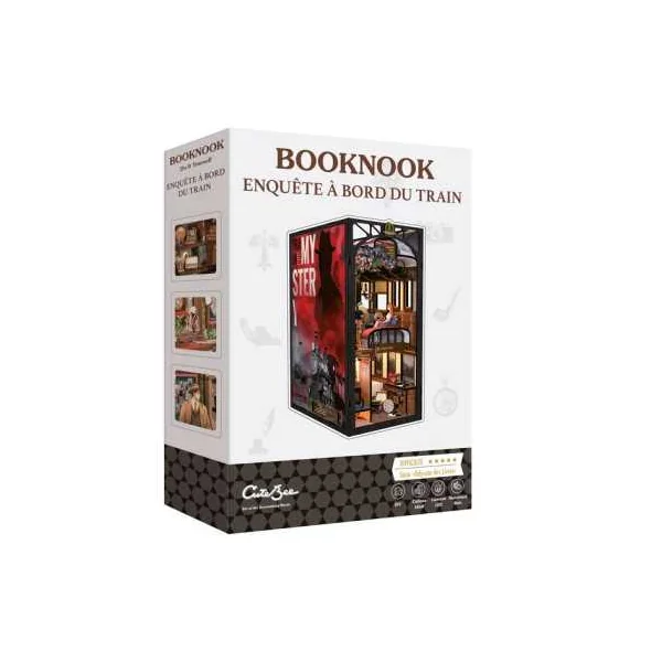 Book Nook Enquête à bord du train - Cutebee - Maquette et Kit DIY 14+