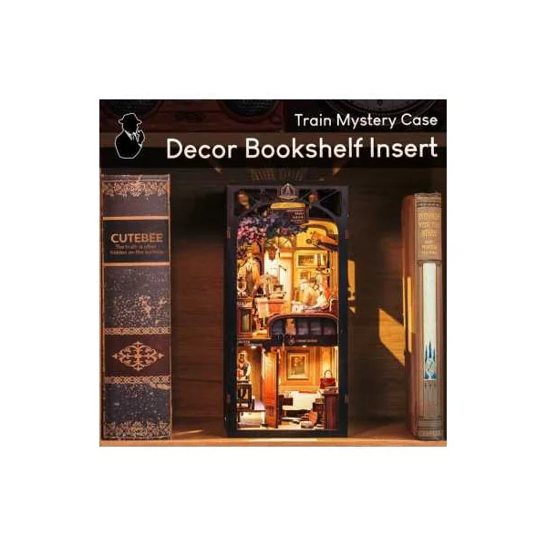 Book Nook Enquête à bord du train - Cutebee - Maquette et Kit DIY 14+