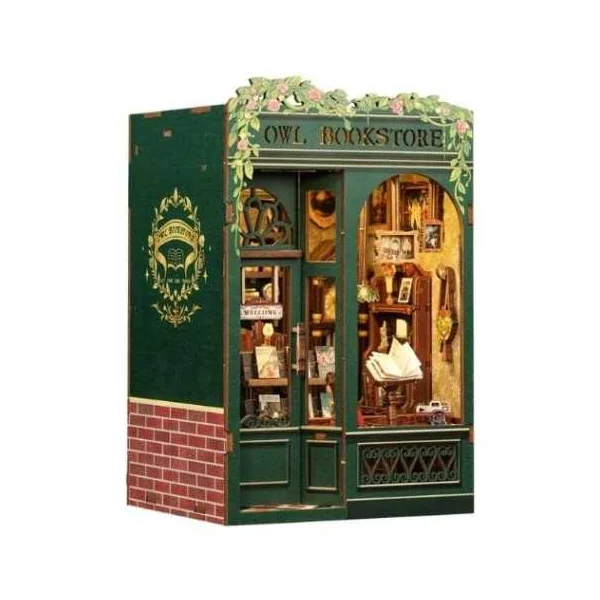 Book Nook La Librairie de la Chouette - Cutebee - Maquette et Kit DIY 14+