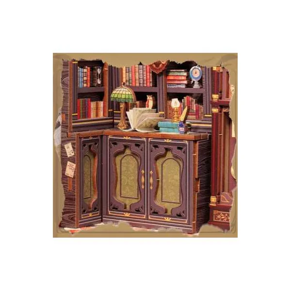 Book Nook La Librairie de la Chouette - Cutebee - Maquette et Kit DIY 14+