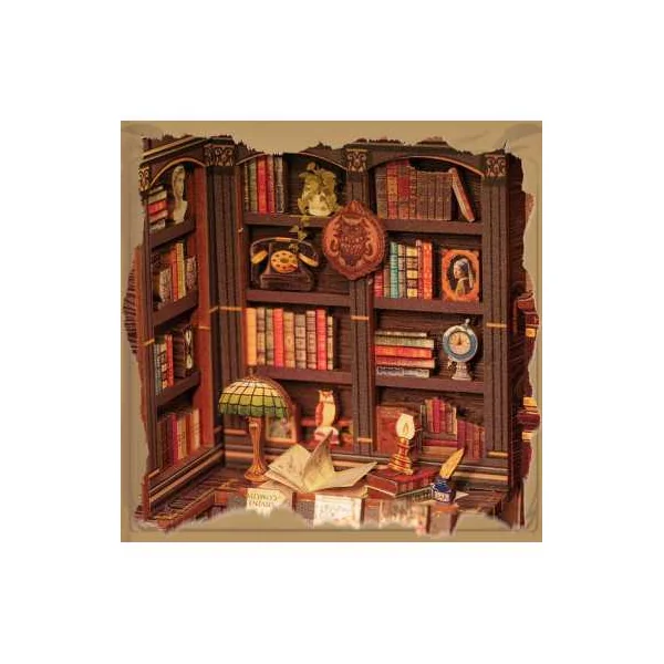 Book Nook La Librairie de la Chouette - Cutebee - Maquette et Kit DIY 14+