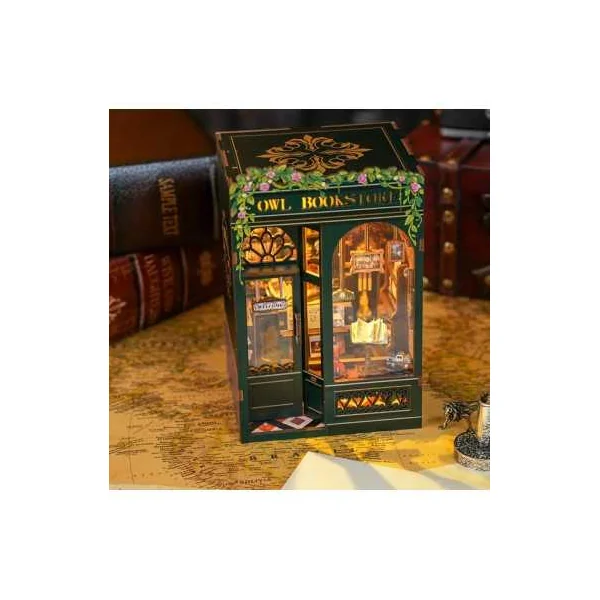 Book Nook La Librairie de la Chouette - Cutebee - Maquette et Kit DIY 14+