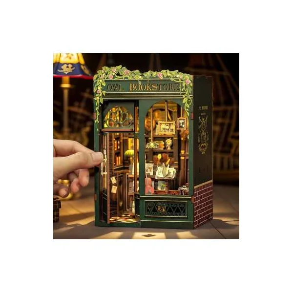 Book Nook La Librairie de la Chouette - Cutebee - Maquette et Kit DIY 14+