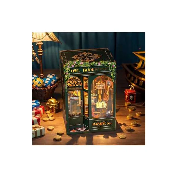 Book Nook La Librairie de la Chouette - Cutebee - Maquette et Kit DIY 14+