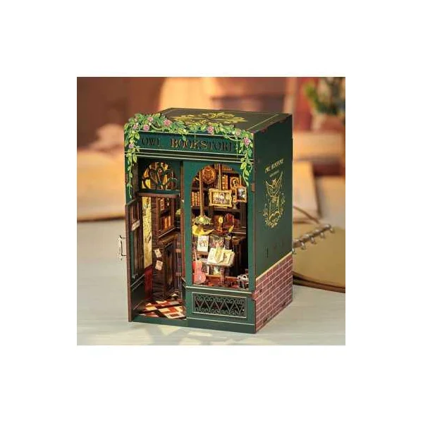 Book Nook La Librairie de la Chouette - Cutebee - Maquette et Kit DIY 14+