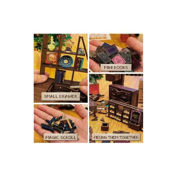 Book Nook La Pharmacie Magique - Cutebee - Maquette et Kit DIY 14+