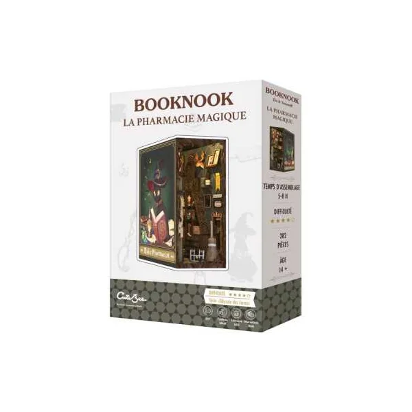 Book Nook La Pharmacie Magique - Cutebee - Maquette et Kit DIY 14+