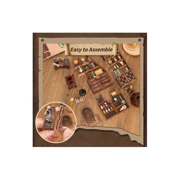 Book Nook La Pharmacie Magique - Cutebee - Maquette et Kit DIY 14+