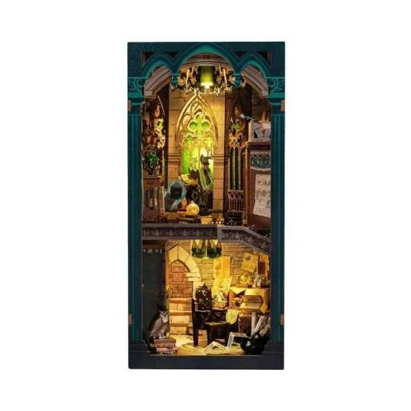 Book Nook La Salle Commune Obscure - Cutebee - Maquette et Kit DIY 14+