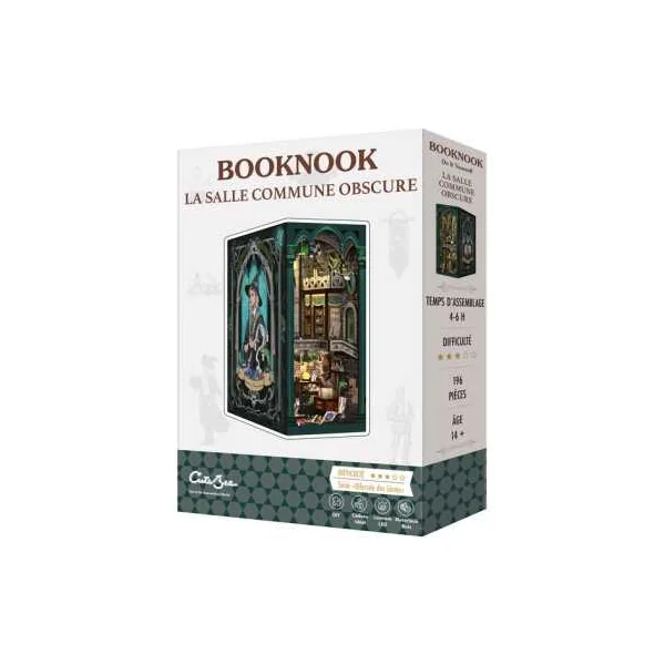 Book Nook La Salle Commune Obscure - Cutebee - Maquette et Kit DIY 14+