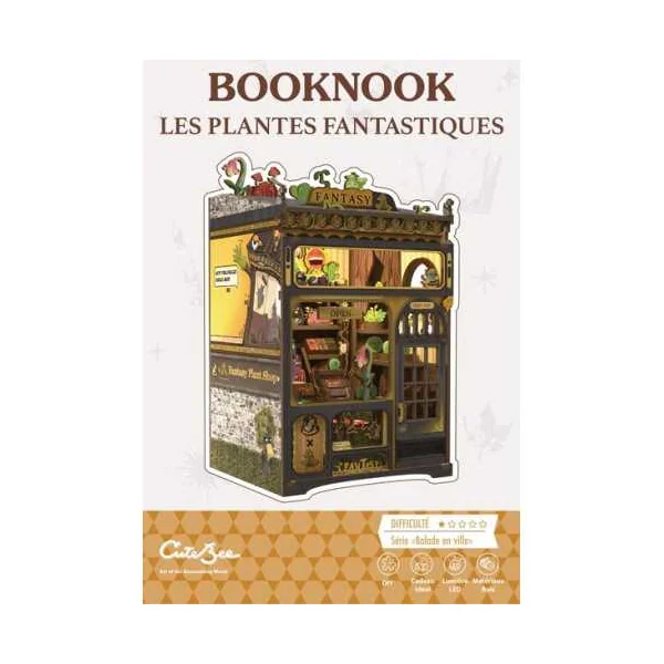 Book Nook Les Plantes Fantastiques - Cutebee - Maquette et Kit DIY 14+