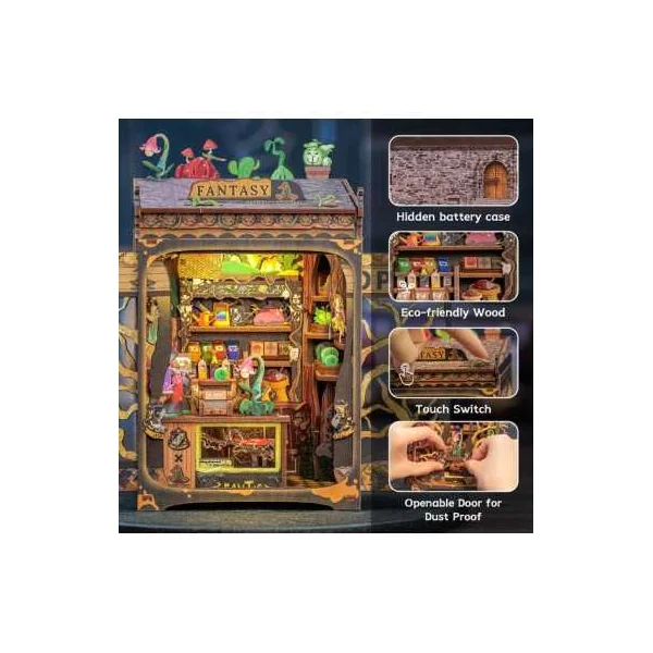 Book Nook Les Plantes Fantastiques - Cutebee - Maquette et Kit DIY 14+