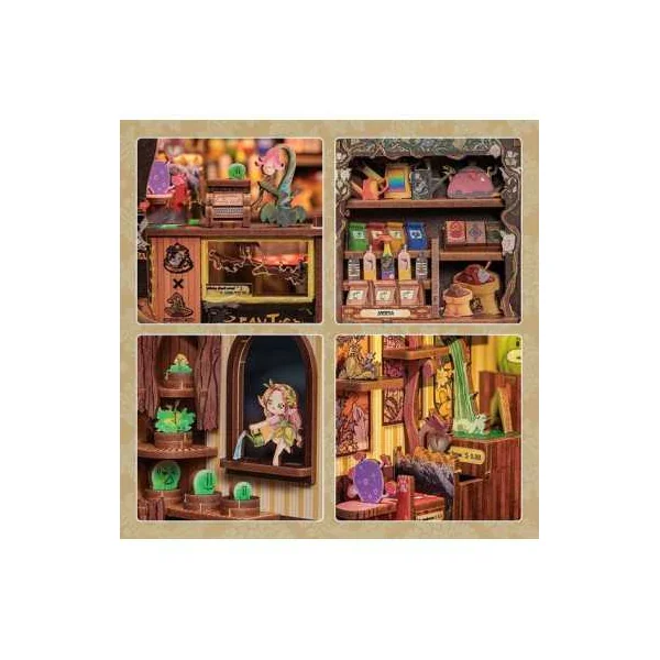 Book Nook Les Plantes Fantastiques - Cutebee - Maquette et Kit DIY 14+