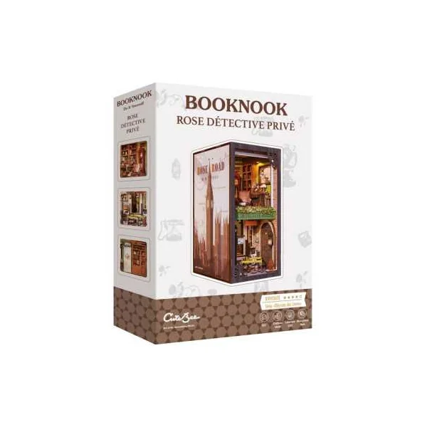 Book Nook Rose Détective Privé - Cutebee - Maquette et Kit DIY 14+