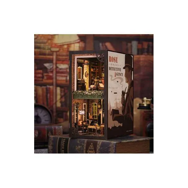 Book Nook Rose Détective Privé - Cutebee - Maquette et Kit DIY 14+