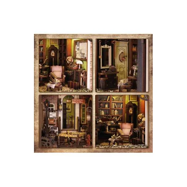 Book Nook Rose Détective Privé - Cutebee - Maquette et Kit DIY 14+