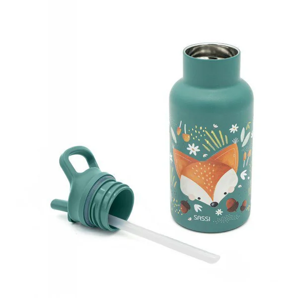 BOUTEILLE EN ACIER INOXYDABLE ISOLEE SOUS VIDE - 350 ML CRUNCHY LE RENARD