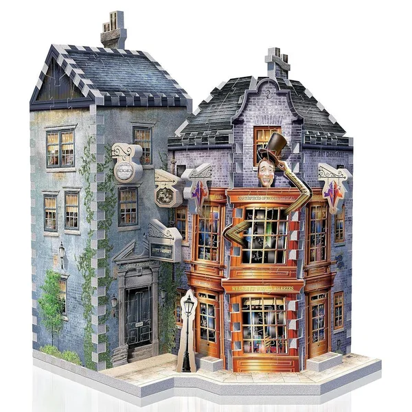 BOUTIQUES WEASLEY, FARCES POUR SORCIERS FACETIEUX ET DAILY PROPHET - PUZZLE 3D WREBBIT - HARRY POTTER