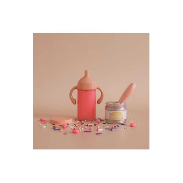 Box Anniversaire Tiny Harlow - Biberon et Pot Lait Fraise dès 3 ans