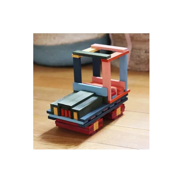 Boîte 100 KAPLA Octocolor - Planchettes en Bois Colorées 3-99 ans