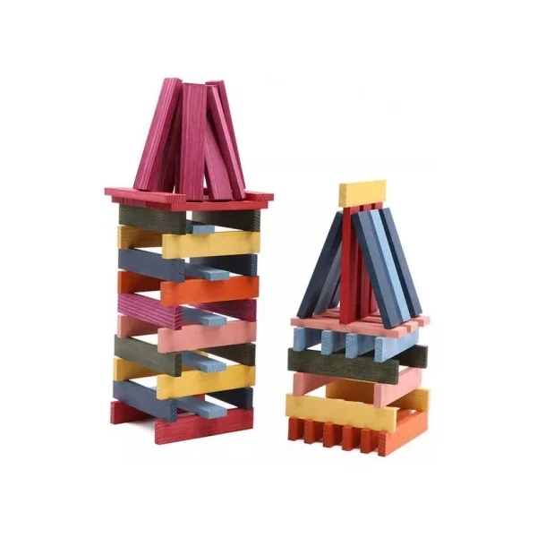 Boîte 100 KAPLA Octocolor - Planchettes en Bois Colorées 3-99 ans