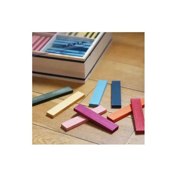 Boîte 100 KAPLA Octocolor - Planchettes en Bois Colorées 3-99 ans